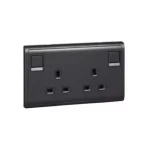 SchneiderElectricE82T25_MB_G12GangSwitchedSocket_13A_250V-MattBlack_800x800